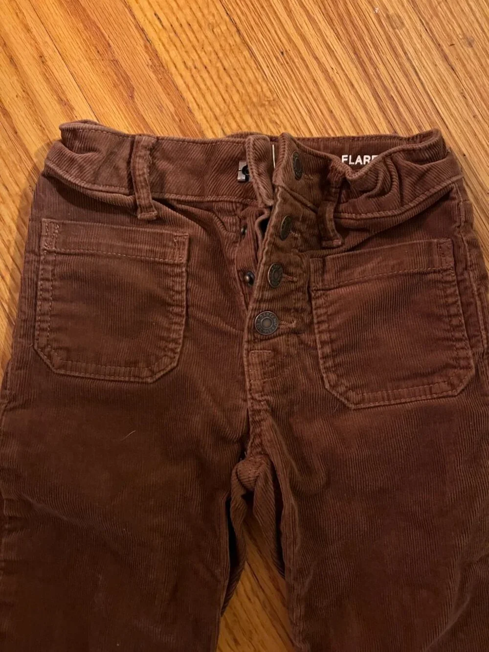 GAP Kids High Rise Corduroy '70s Flare Pants